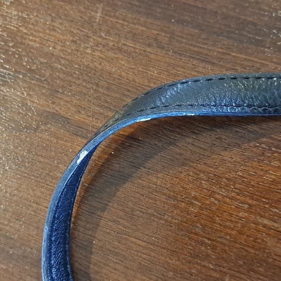 MICHAEL KORS Designer KM Logo Shoulder Bag  Black Trim - Picture 9 of 14